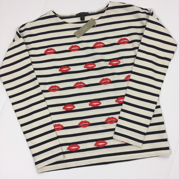 J. Crew Tops - ❤️J. CREW Striped Long Sleeve Tee 🎉2x Host Pick🎉